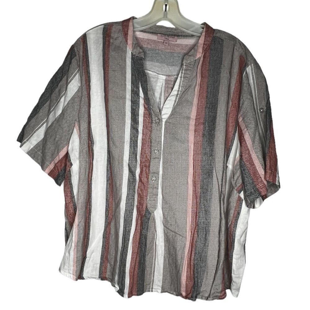 Saint Tropez West Linen Blend Shirt